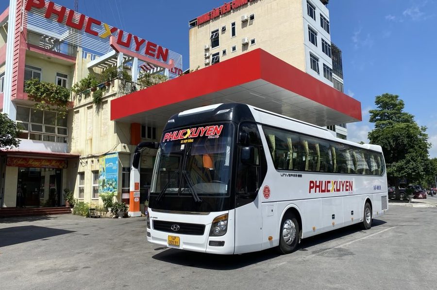 Xe khách 45 chỗ Phúc Xuyên phục vụ thuê xe hợp đồng